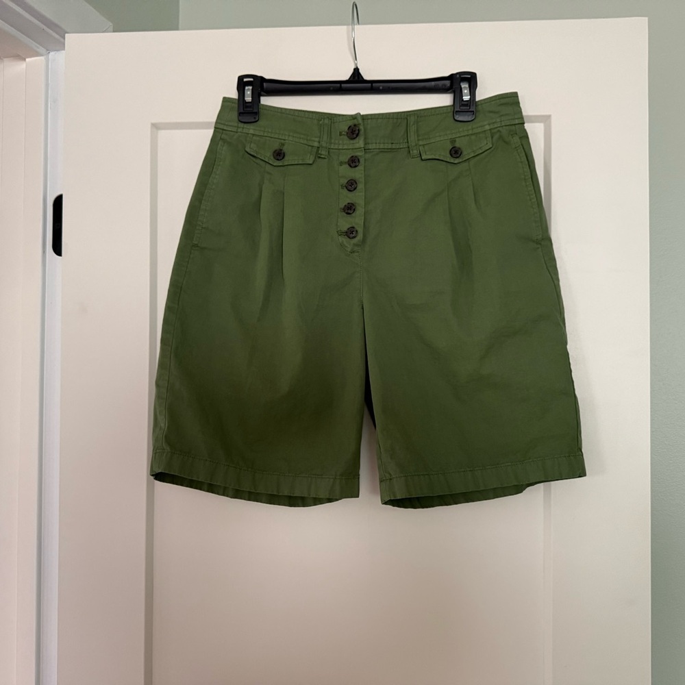 J. Crew Forest Green Women's Bermudas